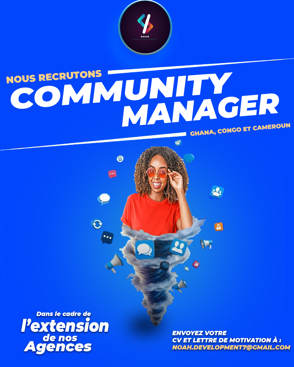Noah - Recrutement Community Manager